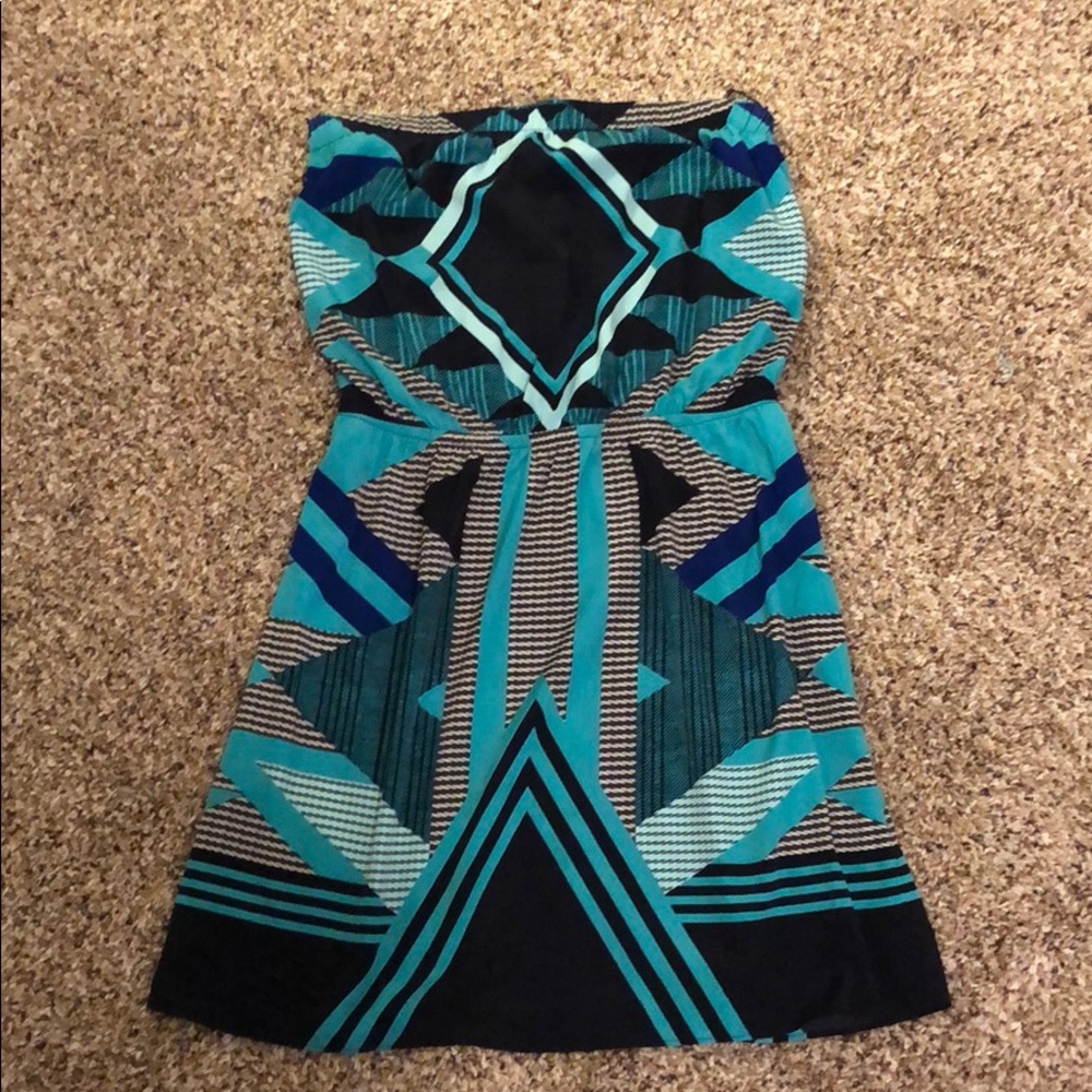 Strapless sun dress